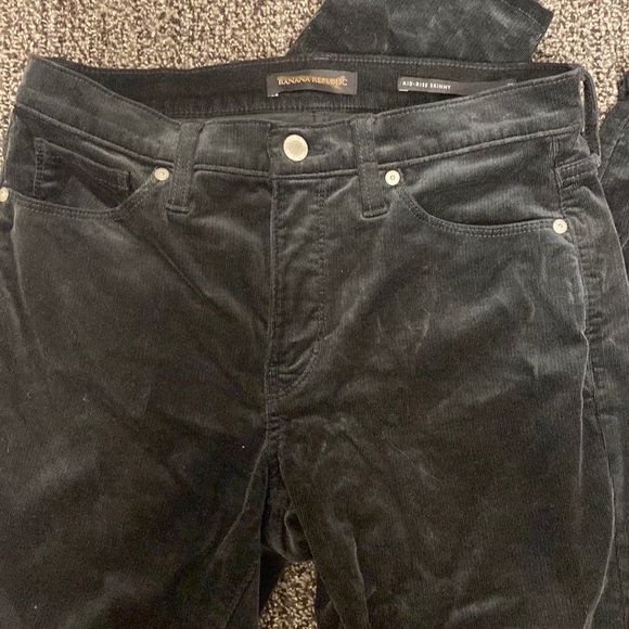 Mid-rise, corduroy skinny-fit Banana Republic Pants - Picture 4 of 4